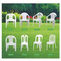 Chaise de salle à manger monobloc sans accoudoirs en plastique blanc moderne empilable, dossier haut, pour événements, restaurant, fête, jardin, école, villa