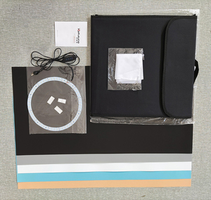 Boîte à lumière pliable pour studio photo avec anneau lumineux LED, tente de prise de vue, 5 fonds <span class=keywords><strong>en</strong></span> PVC pour photographie, bijoux, cosmétiques, boîte à lumière douce - Product Image 6