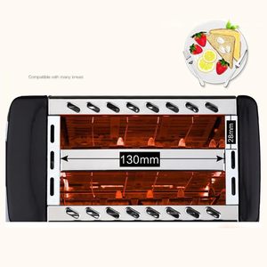 Factory Price Multifunctional Extra Wide 2 Slice Slot Sandwich Toast Breakfast Machine Automatic Toaster - Product Image 5