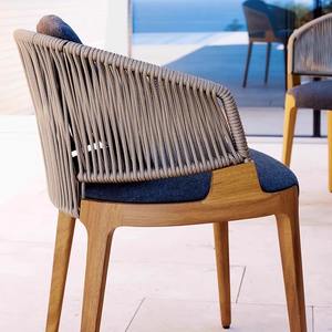 Silla de Jardín de Madera Maciza, Diseño Minimalista, Muebles de Exterior Duraderos - Product Image 5