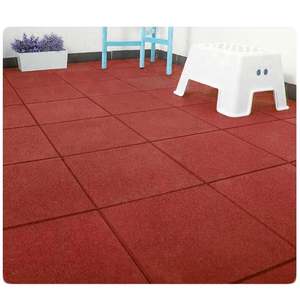 Carreaux de sol en granules de caoutchouc Tapis en caoutchouc sûr Crossfit Fitness Flooring - Product Image 5
