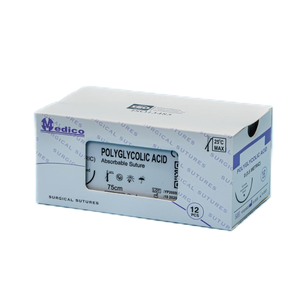 การเย็บแผล PGA ที่ดูดซึมได้และเข็มสำหรับการเย็บเนื้อเยื่อและการรักษาแผล - Product Image 6
