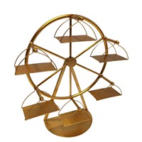 Support à gâteaux en forme de grande roue, plateau de service rotatif, présentoir multi-niveaux pour restaurants, buffets, hôtels et barbecues