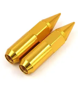 M12 x 1.5mm Bullet ספייק סוג אגוז גלגל נעל אגוזי גלגל רכב