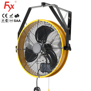Ventilador de Pared Oscilante de Grado Industrial de 16 Pulgadas, de Alta Resistencia, con Carcasa Metálica, Sistema de Ventilación Comercial, Montaje en Techo - Product Image 4