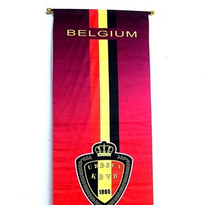 Drapeaux d'équipe - Pays-Bas, Portugal, <span class=keywords><strong>Brésil</strong></span>, France - Longue décoration murale en soie satinée - Product Image 4