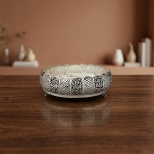 Urli Pequeño con Tallado de Flores Finamente Trabajadas - Product Image 3