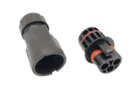 Conector Macho Impermeable IP67 M25-VL-3P con Aislamiento de PVC para Inversores Solares Fotovoltaicos y Máquinas