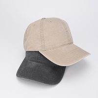 Casquette de baseball en jean vintage brodée sur mesure, 6 panneaux, effet vieilli, lavée, souple, unisexe, réglable, à visière incurvée, vente en gros