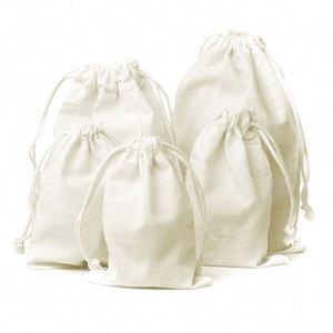 Promotional Custom Logo Cotton Fabric <b>Cloth</b> Shoe <b>Dust</b> Packaging Bag Drawstring Bag - Product Image 3