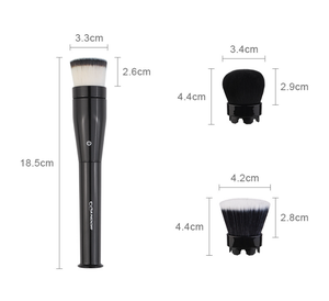 Prix usine 3 en 1 pinceaux de beauté automatisés pinceau de maquillage <span class=keywords><strong>électrique</strong></span> accessoires cosmétiques Massage Kit de pinceaux à poudre libre - Product Image 3