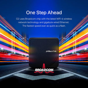 2026 NEU RockTek G2 Android TV Box 4K Streaming Box WiFi6 <span class=keywords><strong>HD</strong></span> 2.1 Dolby Atmos HDR10+ 4+64GB Speicher Android TV-Sticks Mediaplayer - Product Image 3