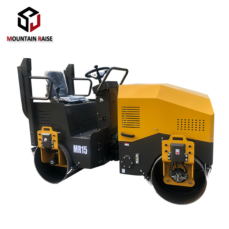 Новый дизайн MR10 MR15 1 тонна 1,5 тонны мини-роликовый уплотнитель