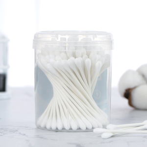 100 pièces en gros, coton-tiges personnalisés à tige en papier, jetables, en pur coton - Product Image 3