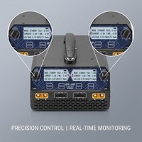 EV-Peak U4-HP 2400W Pengisi Daya dan Pengosong Daya Dua Kanal 25A Per Kanal 6-14S CAN Bus untuk Drone UAV Pertanian