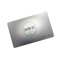 Feuille de plastique PVC imprimable jet d'encre argenté enduit de colle A4 A3 pour la fabrication de cartes VIP