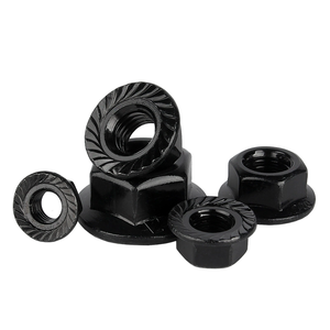 Thép không gỉ 304 316 đen kẽm M8 <span class=keywords><strong>1</strong></span>/2 "3/8" <span class=keywords><strong>1</strong></span>/<span class=keywords><strong>4</strong></span> "răng cưa mặt bích <span class=keywords><strong>Hex</strong></span> khóa hạt carbon thép Oxit Đen hoàn thành mặt bích <span class=keywords><strong>NUT</strong></span> - Product Image 3