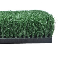 Tapis d'entraînement de golf Country Club Winter Tee Line Turf Range Practice, couche de gazon synthétique PP de 40 mm, couche de mousse EVA de 10 mm, 1500x1500 mm
