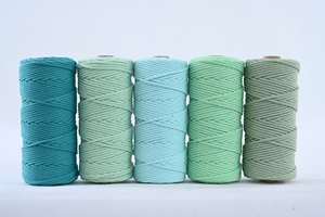 Dây thừng cotton macrame tự làm, trực tiếp từ nhà máy, 3mm 4mm 5mm, nhiều màu sắc - Product Image 6