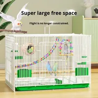 Motif solide grand Pigeon perroquet oiseau Cage bouton Collection crypté caille canard Cage pour ménage calopsitte inséparable boîte