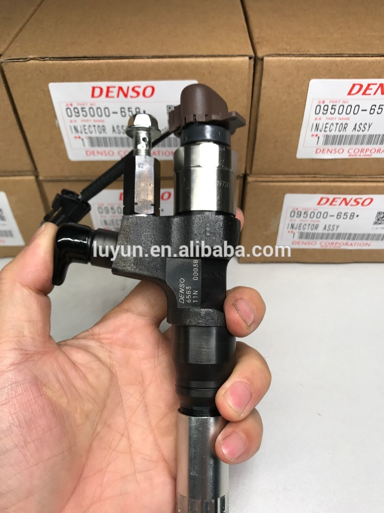 Common rail injector fuel injector 095000-6581, 095000-6582, 095000-6583 for HINO J08E 330PS 23670-E0320,