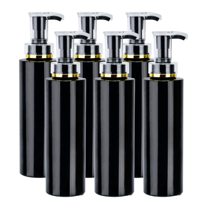 Flacon pompe en plastique noir de luxe vide pour <span class=keywords><strong>shampoing</strong></span> et après-<span class=keywords><strong>shampoing</strong></span>, 200ml, 250ml, 300ml, 500ml, avec distributeur à pompe - Product Image 5