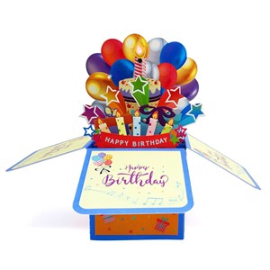 Tarjeta de Felicitación de <span class=keywords><strong>Cumpleaños</strong></span> Plegable con Diseño Nuevo, Velas que se Encienden, Luces, Tarjeta 3D Pop-up, Mensaje Musical, Creativa para Regalo de <span class=keywords><strong>Cumpleaños</strong></span> - Product Image 3
