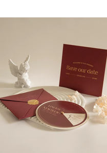 Ensemble de cartes de vœux de luxe personnalisées en usine, avec enveloppes pour invitations de mariage et d'anniversaire - Product Image 5