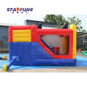 Inflatable Bouncer trượt Mickey Minnie Chuột thư bị trả lại nhà công viên Inflatable nhảy Mickey Minnie Chuột bouncy lâu đài với trượt - Product Image 5