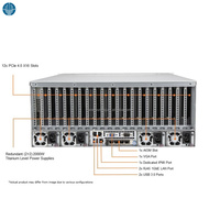 Serveur GPU Super-micr0 S-Y-S 420GP TNR 4U pour l'IA, prend en charge jusqu'à 10 GPU NVID1A H-100 ou A-100 PCIe avec double processeur Intel Xeon de 3e génération