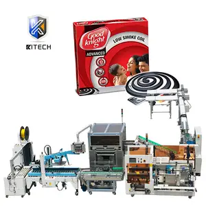 KL Fully automatic mosquito coil packing machine mosquito incense box cartoning machine production line