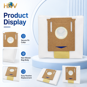 Sac à poussière de taille standard HNW respectueux de l'environnement pour aspirateur robot <span class=keywords><strong>Ecovacs</strong></span> <span class=keywords><strong>Deebot</strong></span> <span class=keywords><strong>Ozmo</strong></span> T8/T9/<span class=keywords><strong>N8</strong></span> <span class=keywords><strong>Pro</strong></span>/AIVI/<span class=keywords><strong>Plus</strong></span>/T8AIVI - Usage domestique - Product Image 2