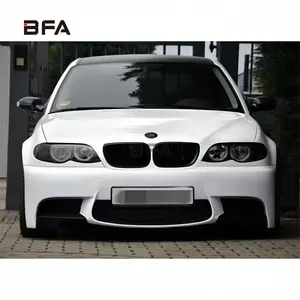 For the BMW 3 Series E46 upgrade replace the Prior Design style front bumper rear bumper side skirt body kit