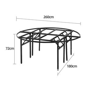 Mesa de comedor de <span class=keywords><strong>Metal</strong></span> plegable, barata, moderna, 12 asientos - Product Image 2