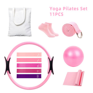 Kit de Pilates de Primera Calidad, Set de Pilates para Entrenamiento en Casa, Set de Calcetines de Pilates Antideslizantes, Equipo para <span class=keywords><strong>Principiantes</strong></span>, Portátil - Product Image 1