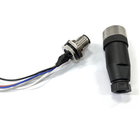Konektor Kabel Industri, Kode Plug dan Soket M12, Rakitan Konektor Betina 5 Pin