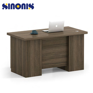 Sinonis Modern Wooden <b>Simple</b> Home Wood Staff Computer <b>Desk</b> Work Office Furniture Office <b>Desks</b> - Product Image 2