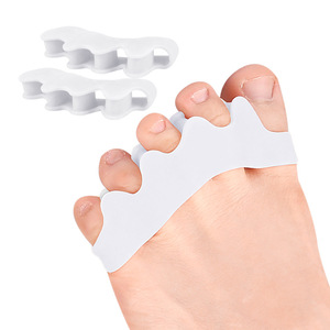 Gel silikon, Gel silikon pemisah jari tumpang tindih, korektor Hallux Valgus untuk menghilangkan rasa sakit Pria Wanita anak-anak - Product Image 3