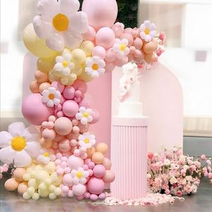 Kit de arco de globos de fiesta Microstar, guirnalda de globos de látex rosa para Baby Shower, globos de <span class=keywords><strong>feliz</strong></span> <span class=keywords><strong>cumpleaños</strong></span>, decoraciones para fiestas - Product Image 5