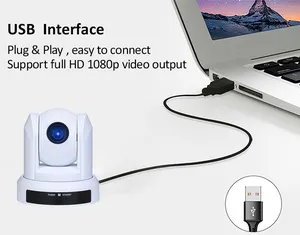 KATO Vision Full HD Video Conference ระบบ3x 10X Optical Zoom USB2.0 1080P HD PTZ USB Powered กล้อง