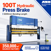 Presse plieuse hydraulique CNC ADH 100T 2500/3200mm E21 E300 NC pour tôles métalliques