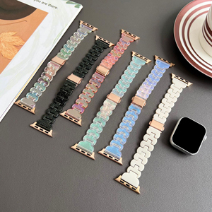 Upro Smart Watch Bands Iridescence PC Watch Wristband Colored Watch Strap for apple Watch Series 9 8 7 6 Ultra 49mm 46mm 45mm - Product Image 3