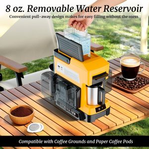 Cafetera Inalámbrica para Batería Dewalt 20V MAX, 3 Opciones de Preparación, Cafetera de Goteo con Molinillo de Café, Portátil Individual - Product Image 4