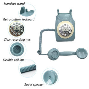 Libro de Visitas de Audio con Teléfono <span class=keywords><strong>Antiguo</strong></span>, Libro de Visitas Vintage con Teléfono, Decoración de Boda, Letreros de Neón LED, <span class=keywords><strong>Puerto</strong></span> USB, Luz Acrílica, Estilo <span class=keywords><strong>Antiguo</strong></span> - Product Image 4