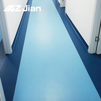 Suelo de Vinilo Homogéneo Antideslizante, Lámina de PVC para Hospital, Cocina, Baño, Inodoro, Superficie Impermeable, Segura e Ignífuga