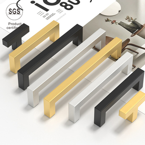 Moderne Kunststoff-Schrankgriffe Schubladenknöpfe Kommode Kleiderschrank Profilstange 128mm Küche 120mm Möbelgriffe für Badezimmer Wohnzimmer - Product Image 5