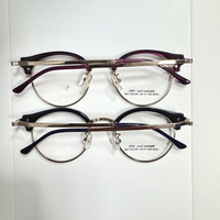 Vente en gros de montures de lunettes de vue unisexes de luxe, rondes, à monture complète, de haute qualité, en acétate, pour la protection des yeux et l'utilisation de l'ordinateur