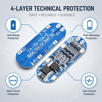 Module de protection de batterie Li-ion 12V CA-3S-10A-E 3S 10A pour pack de cellules de batterie 18650 de la série 3