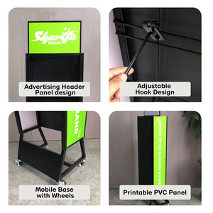 Tùy Chỉnh Cửa Hàng Bán Lẻ Khoai Tây Chip Uống Hiển Thị Giá Kim Loại Sàn Đồ Uống Hiển Thị Giá Snack Hiển Thị Đứng Với Móc Và Shlves - Product Image 3