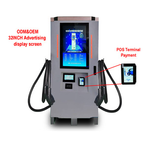 Gbt Ccs1 Ccs2 chademo สถานีชาร์จรถยนต์เชิงพาณิชย์สำหรับรถยนต์40kw 30KW 60kw อย่างรวดเร็ว - Product Image 2